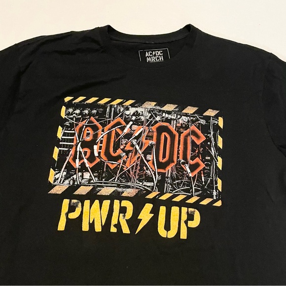 AC/DC Black Tee Shirt PWR UP Men’s Size 4X Tshirt - Picture 2 of 16